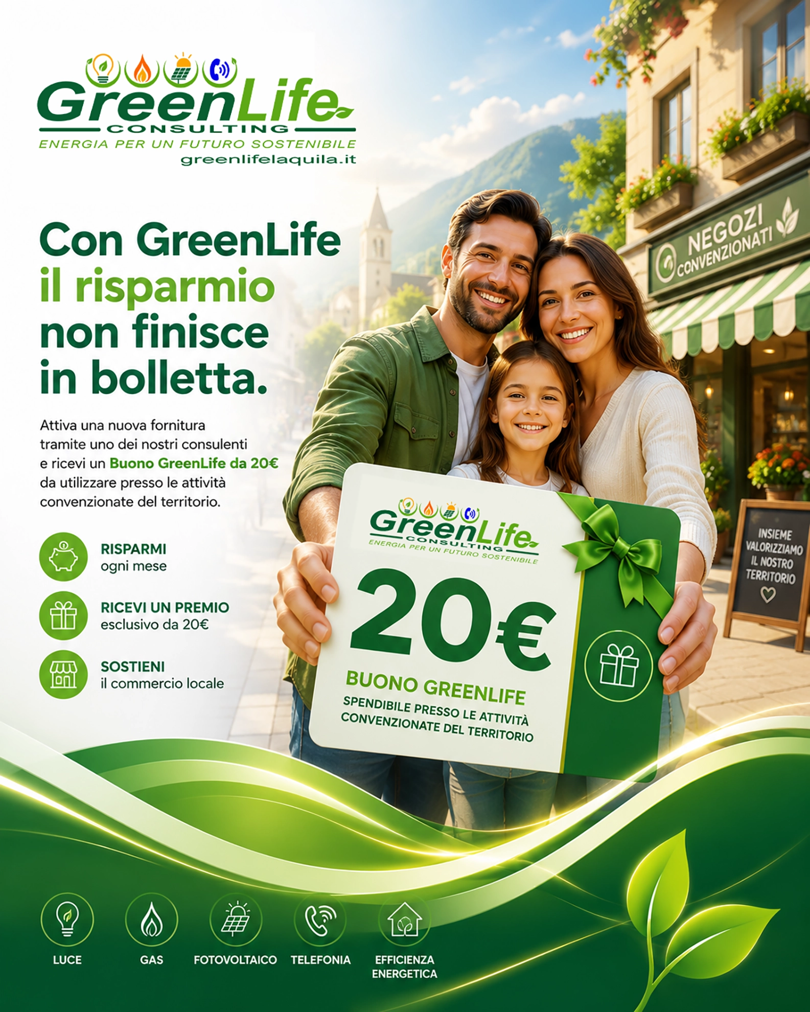 GreenLife L'Aquila | Buono €20